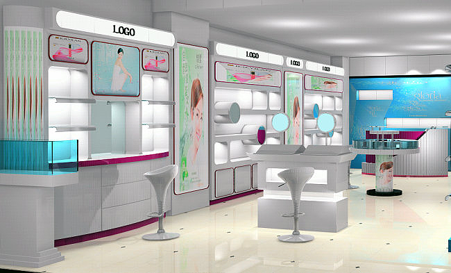 綿陽(yáng)專業(yè)化妝品店設(shè)計(jì)公司 卓巧裝飾 |空間|室內(nèi)設(shè)計(jì)|商業(yè)空間設(shè)計(jì) 